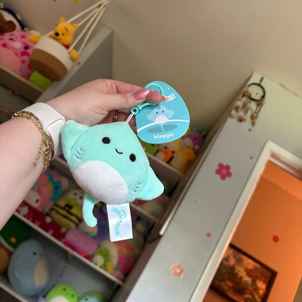 Squishmallows Maggie Mint Plush Keychain